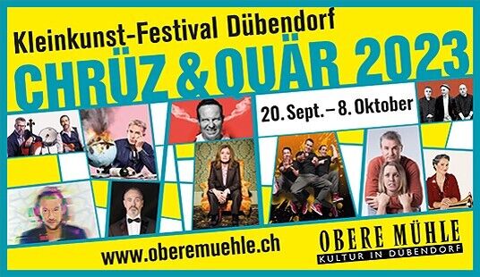 Kleinkunst-Festival Chrüz & Quär - 20. September bis 8. Oktober 2023